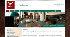 Desktop Screenshot of hhtaxservice.com